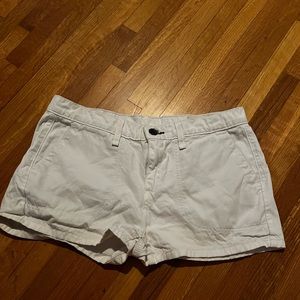 Rag & Bone Jean white denim shorts
